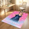 Personalized Crystal Velvet Carpet,Taylor Swift Custom Printed Name, Plush Area Rug For Home Indoor Decor