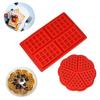 Silicone Waffle Mold DIY Cookie Chocolate Candy Fondant Baking Mold for Mini Muffin Dessert Cake Baking Tray Non-stick