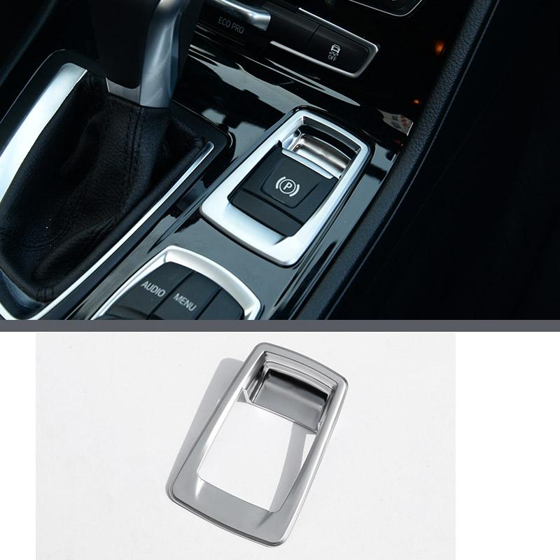 Для BMW F46 LCI 2 серии Gran Tourer 2016 2017 2018 Серебристая ABS наклейка на панель переключения передач для интерьера автомобиля