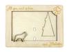 Malinois Belgian Shepherd Dog - Photo frame, engraved wooden frame, a lovely gadget for the dog lover by Art-Dog