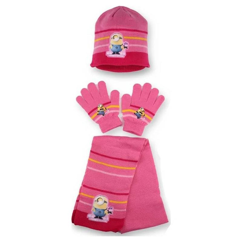 Minions Hat - Hat Gloves Scarf Set 3 Pieces Minions