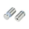 20-50pcs Glass Display Stand Mounting Bolt Stainless Standoffs Sign Advertisement Fixings Advertising Nail Hardware Accessories