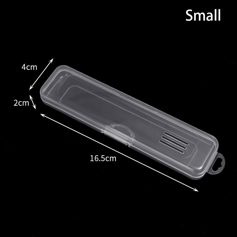 1 шт., карандаш для бровей, посуда, палочки для еды, коробка для хранения кистей для макияжа, прозрачные инструменты для красоты