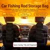 Автомобильный держатель для удочек, настенные ремни для удочек и приманок, фиксатор для спиннинга, хранение удочек и спиннингов в автомобиле