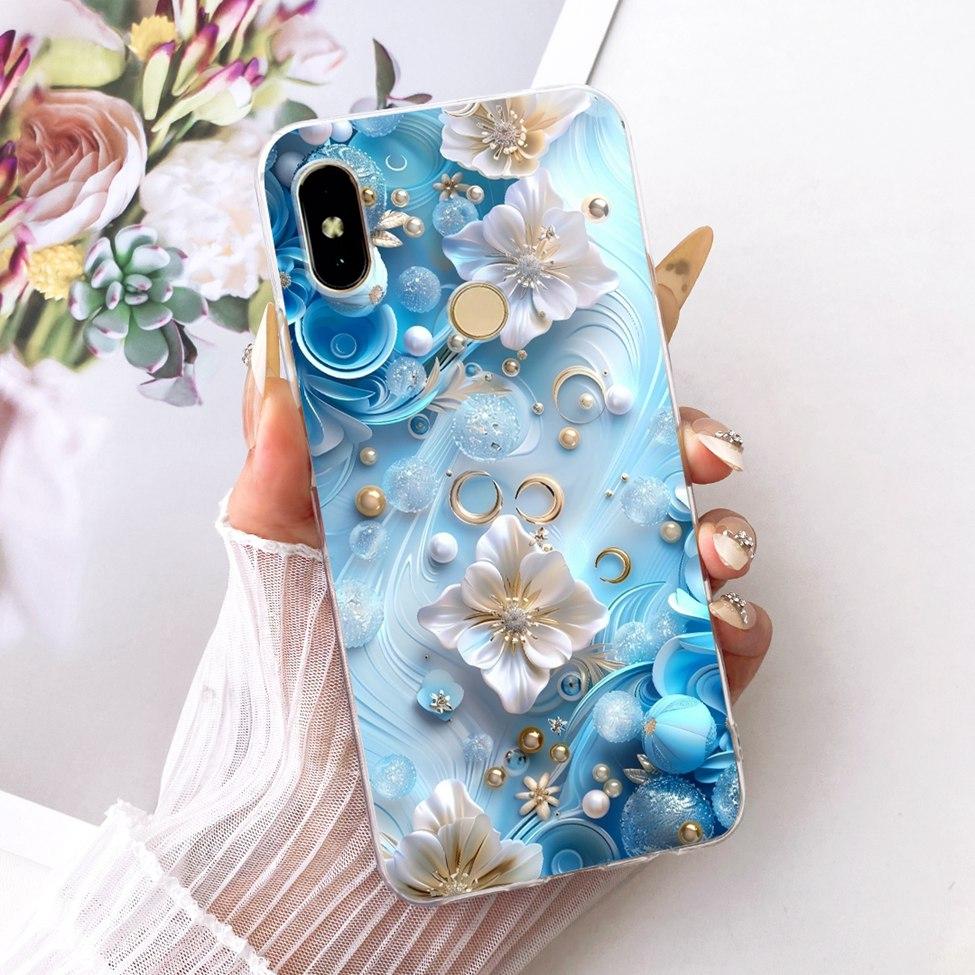 Cover For Redmi S2 Case Y2 Transparent Cute Cat Fashion Butterfly Funny Painted Casing For Redmi Y2 M1803E6G M1803E6H M1803E6I