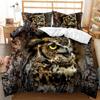 Owl Duvet Cover Set Cute Owl For Kids Boys Girls Cute Animal Bedding Set Bedclothes Double Queen King Size Polyester Qulit Cover