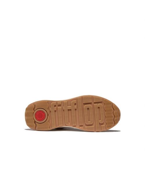 [FitFlop] Женские кроссовки на платформе из замши и других материалов - Классический бежевый/кремовый FT59K2N02A