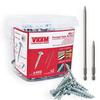VKKM Heavy Duty Pocket Hole Screws 200-400 Piece Set with 2 Screwdriver Bits, Easy Installation for Unbreakable Bonds