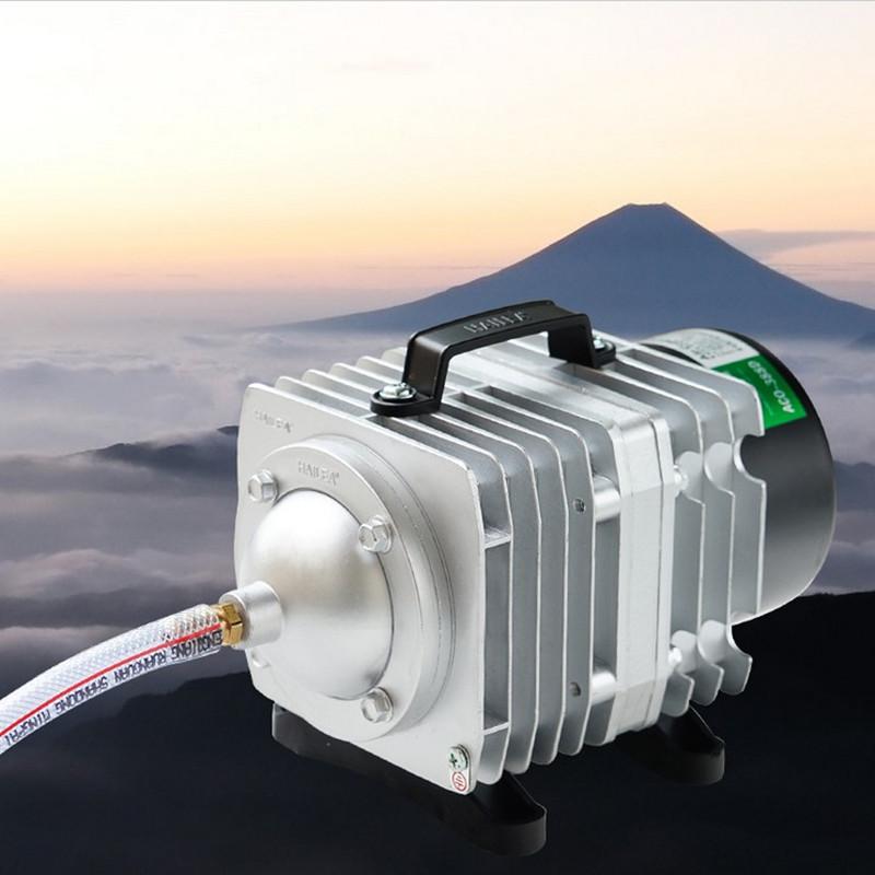 220V External High Power AC E-magnetic Air Pump Fish Pond Oxygen Pump Compressor for Pond Air Aerator Pump