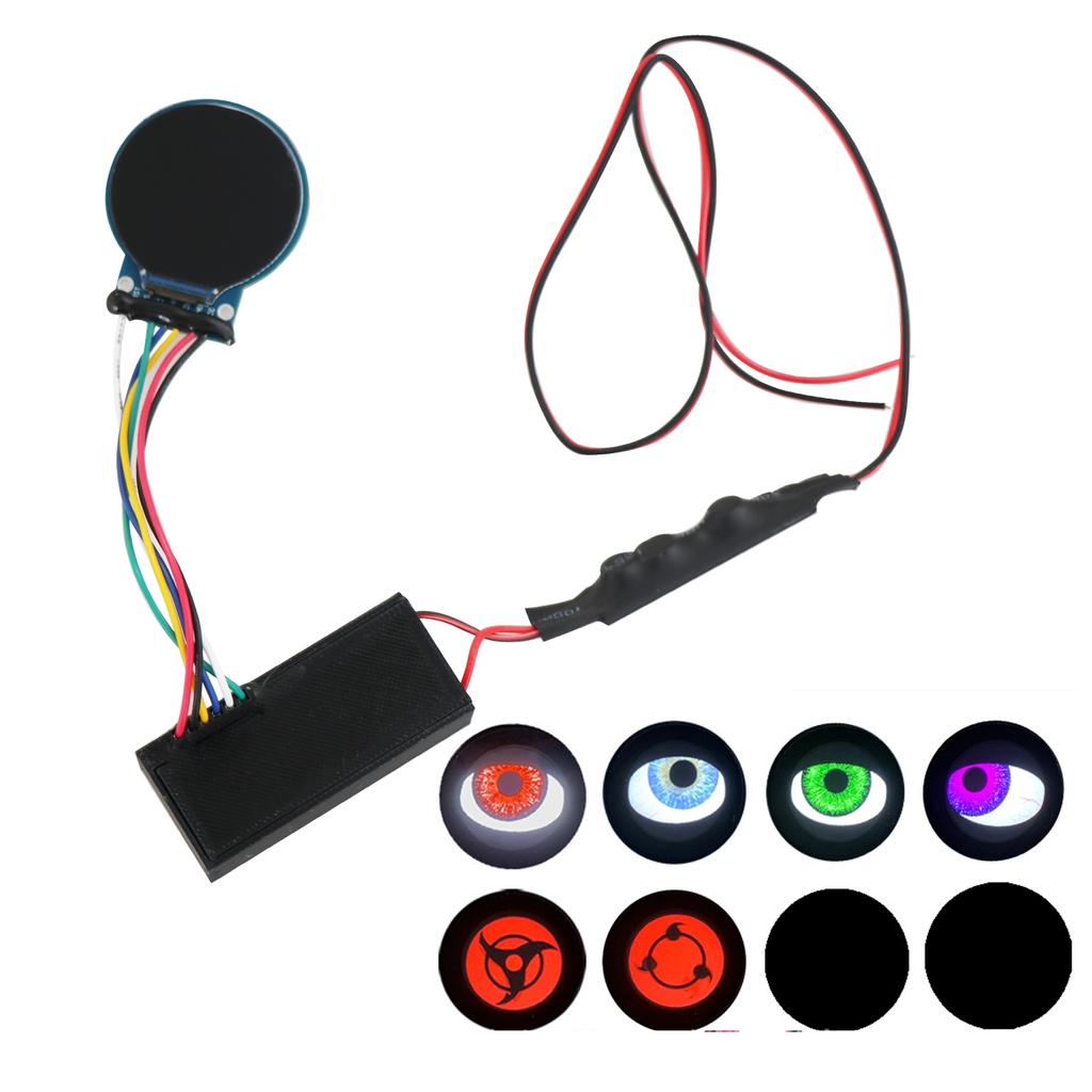 Автомобильные фары Devil Eye 12 В светодиодные динамические фары Demon Eye для автомобилей, регулировка режимов сборки, автомобильная линза, модернизация ламп