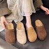 New Bag Head Half Slippers Women Casual Thick Bottom Two Wear Cool Slippers Fashion Internet Celebrity Soft Bottom One Pedal Slippers Women