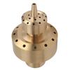 Copper Double Column Fountain Nozzle Music Fountain Landscape Scenery Nozzle Water Fountain Nozzle