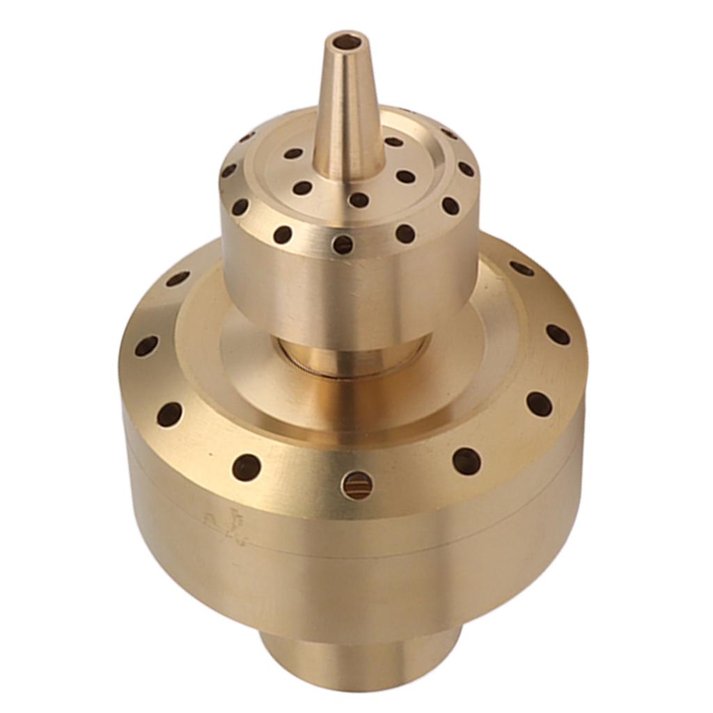 Copper Double Column Fountain Nozzle Music Fountain Landscape Scenery Nozzle Water Fountain Nozzle