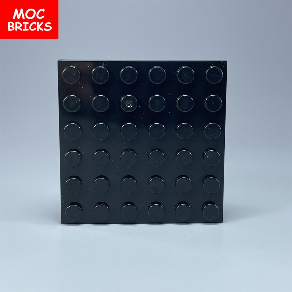 Нетоксичный 8 шт./лот Moc Многоцветная Базовая Пластина 6x6 Совместимая с 3958 Образовательные Строительные Блоки Собранные Игрушки Для Детей Рождественские Подарки