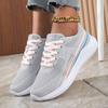 TUINANLE Кроссовки женские вулканизированные туфли серые кроссовки женские летние туфли на плоской подошве со шнуровкой женские большие размеры 36-42