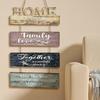 Welcome Sign for Front Porch Rustic Hanging Wooden Sign Vertical Roped Plaques for Farmhouse Kitchen Wall Decor