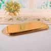 Поднос для стакана с водой прямоугольный в стиле легкой роскоши, бытовая подставка для чайных чашек, хранение в гостиной, фэн-шуй в стиле инстаграм, фруктовая тарелка, обеденная тарелка, чашка, поднос для чая