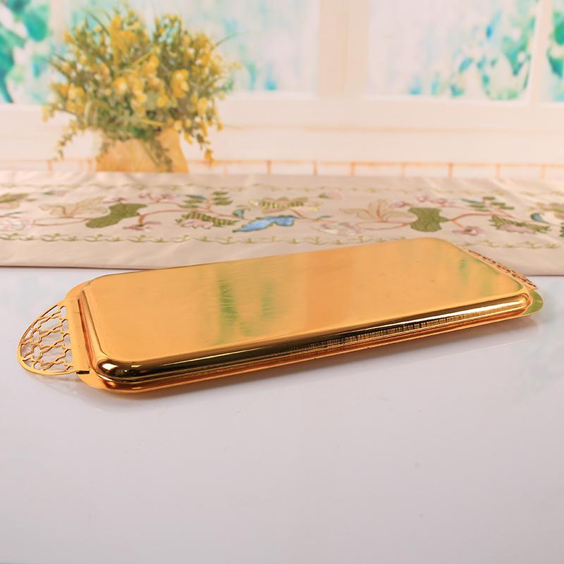 Поднос для стакана с водой прямоугольный в стиле легкой роскоши, бытовая подставка для чайных чашек, хранение в гостиной, фэн-шуй в стиле инстаграм, фруктовая тарелка, обеденная тарелка, чашка, поднос для чая