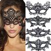 Lace Lace Eye Pack of Venetian Eye Sexy Accessories [LIKENNY] Mask, Mask, 4, Mask, Black, Accessory, Openwork, Mask, Christmas/Cosplay/Theater/School