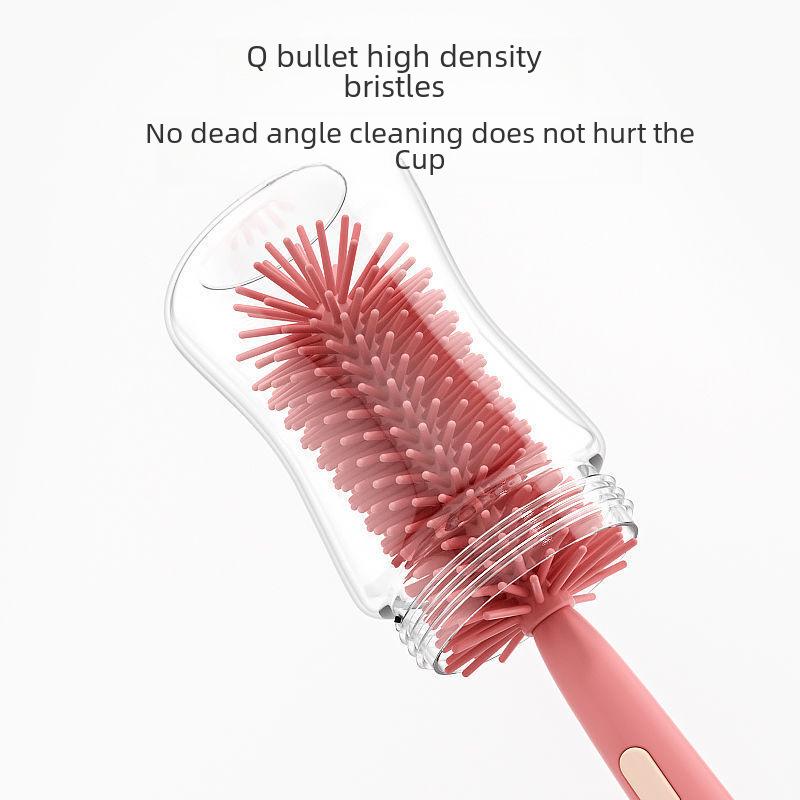 Набор 3 в 1: детская бутылочка, соска и щеточка для чистки трубочки