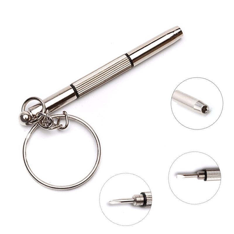 Fashion Multifunction Screwdriver Key Chain Bag Accessory Car Key Ring Men Women Small Jewelry Gift