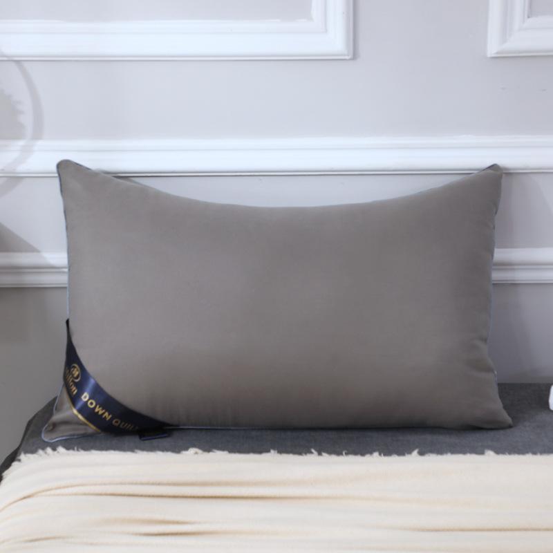 100% хлопок Hilton однотонные производители домашних подушек Прямая подушка 5-звездочная подушка для отеля Вакуумная компрессионная упаковка