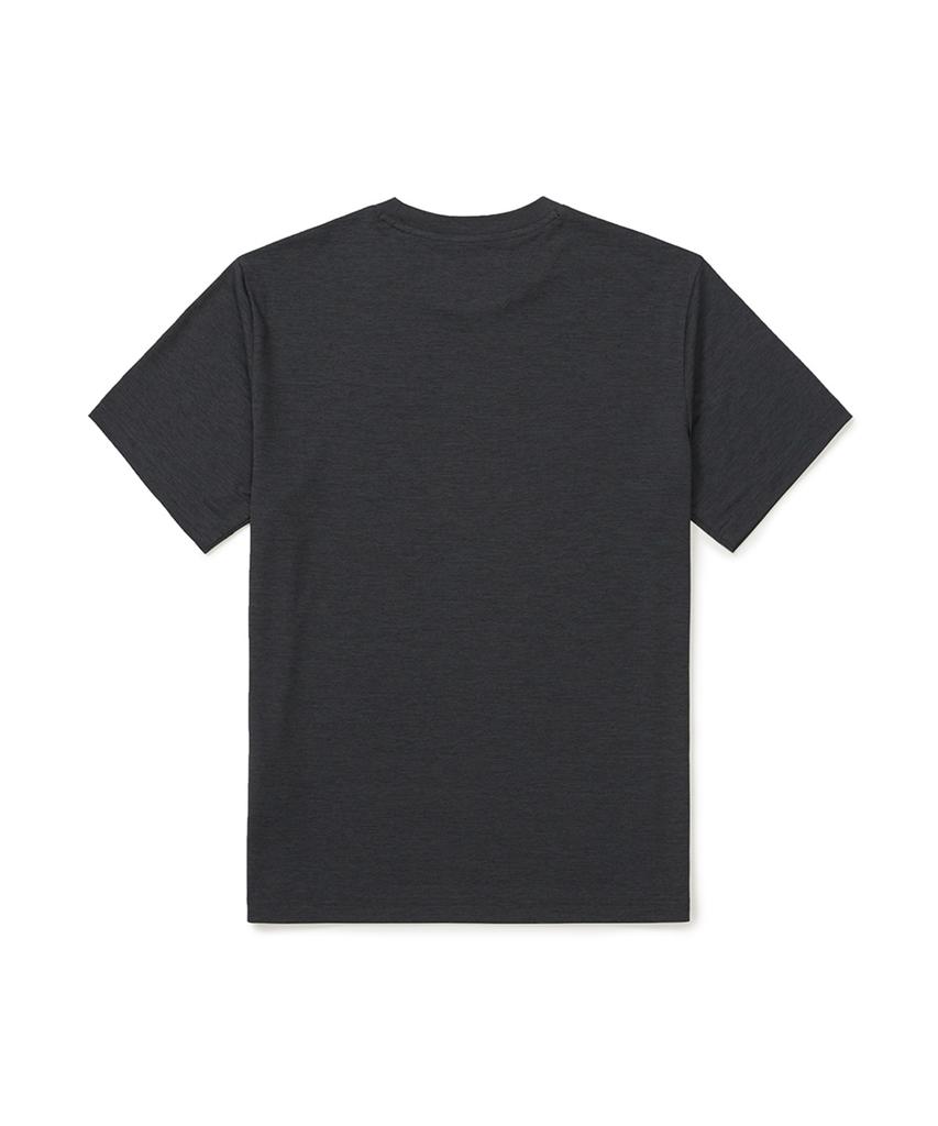 SNOWPEAK APPAREL Дельта Быстросохнущая футболка с коротким рукавом (S25Mmtts20) Древесный уголь