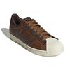 Adidas Originals Superstar Leather Classic Casual Shock Absorbing Durable Low Top Sneakers Unisex Sneakers Dark-Brown GW4438