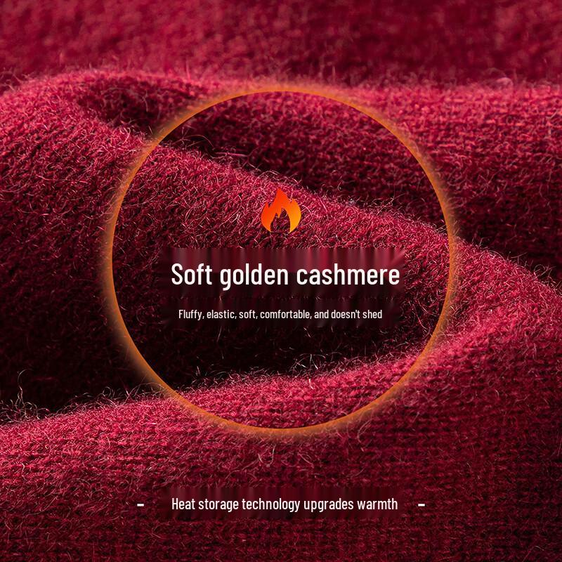 Мужской свитер FAPAI из смесовой кашемировой пряжи с круглым вырезом