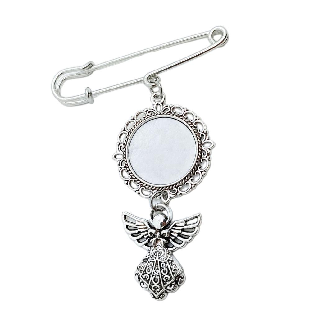 Значок-пингвин с односторонней печатью, кулон-брошь, материал сплав, заготовка для термопереноса, для DIY-персонализации