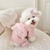 Waffle Lace Dog Pajamas Lace Camisole Cat Clothes Pet Supplies Pet Spring Summer Jumpsuit  Puppy