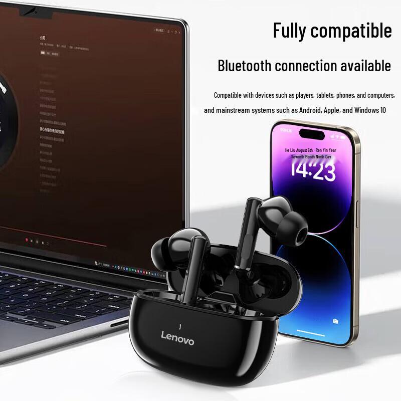 Lenovo TA210 True Wireless Полувнутриканальные Bluetooth 5.4 Наушники