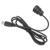 Встраиваемый USB-зарядный разъем Хорошая защита Быстрая зарядка Встроенная установка 5 В Настольный USB-порт