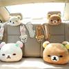 Подушка-подголовник для автомобиля Rilakkuma, подушка на шею, Кавайная San-X, Плюшевая поддержка шеи для автомобиля Rilakkuma, Чехол на ремень безопасности, Автомобильные аксессуары, Девочка