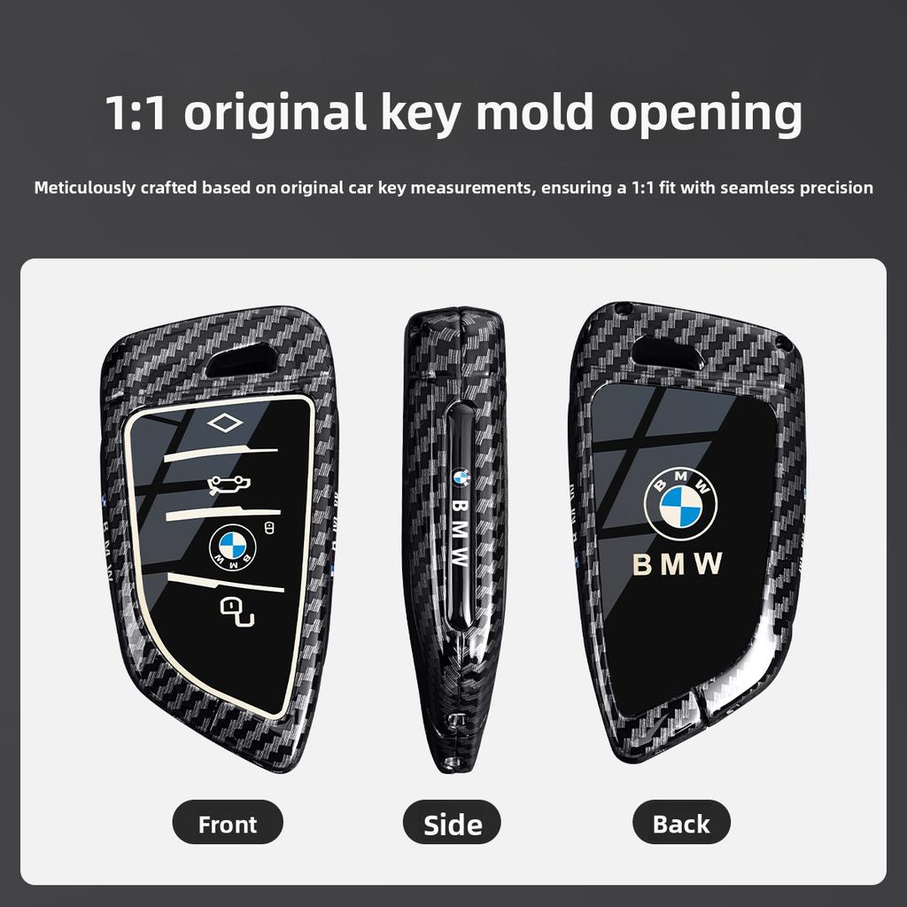 BBLB5 Car Key Fob Case Cover Keychain For BMW 530i X1 X2 X3 X5 X6 X7 i5 i7 F74 U06 G60 G70 U11 U10 G45 G05 G06