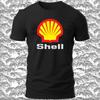 Новая Мужская Футболка с Логотипом Shell V-Power Смешная Сделано в США Унисекс Футболка