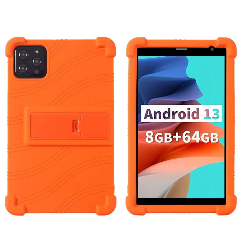 Для планшета PRITOM B8 8 дюймов Kickstand Coat противоударный чехол для планшета силиконовый чехол-подставка защитный чехол мягкий противоударный