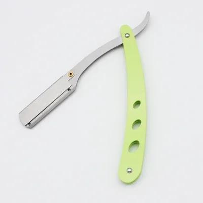 ZqZq 10 Shaving Blades Or Straight Edge Razor Haircut Beard Eyebrow Shaving Tool Manual Depilation Razor Hairdresser Trimming