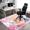 1PC Custom Name Happy Birthday Cats Cake Theme Floor Mat Ideal for Living Room, Game Rooms, Office, Bedroom,Floor Mat Playful Design