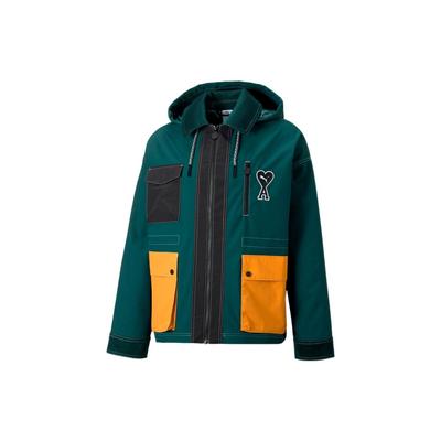 Куртка X Ami Jacket Varsity Green Unisex Верхняя одежда 535990-24