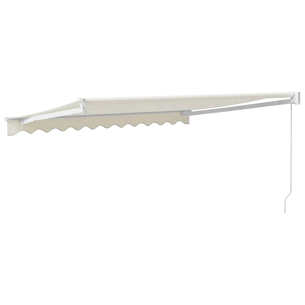 Retractable Cream Awnings 3x2.5 m Fabric and Aluminum