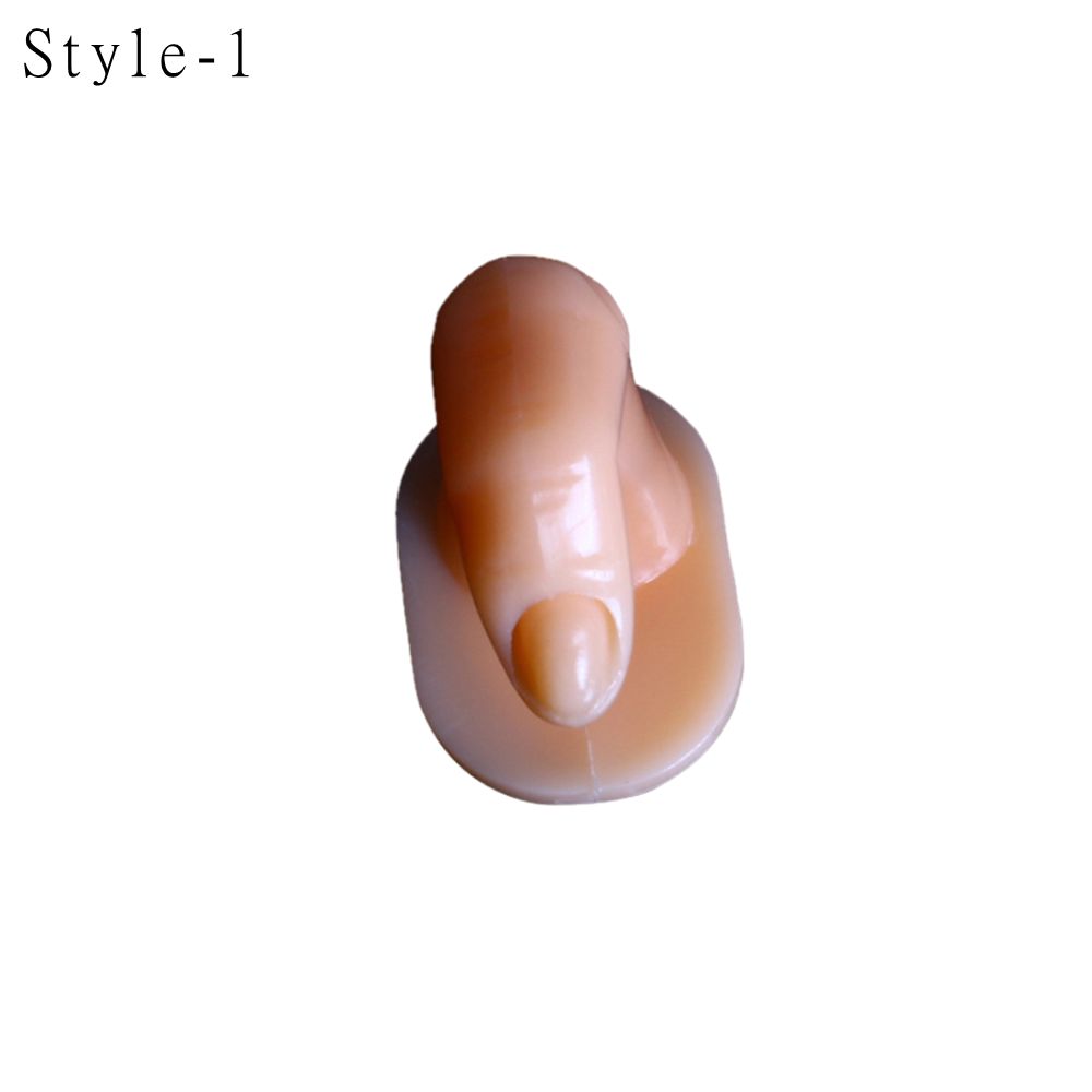 Горячая практика начинающий накладной палец модель выставка работ обучение искусству ногтей стенд симуляция