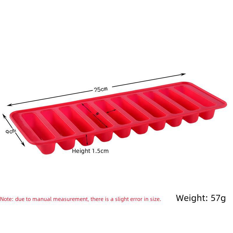 Силиконовая форма на 10 ячеек для выпечки кексов, маффинов, печенья и формочек для льда