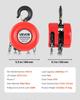 Hand Chain Hoist, 1 Ton Capacity, Manual Chain Block with Upgrade G70 Galvanized Chain, 6 m Lifting Height, Heavy Duty Pulley Hoist for Garage