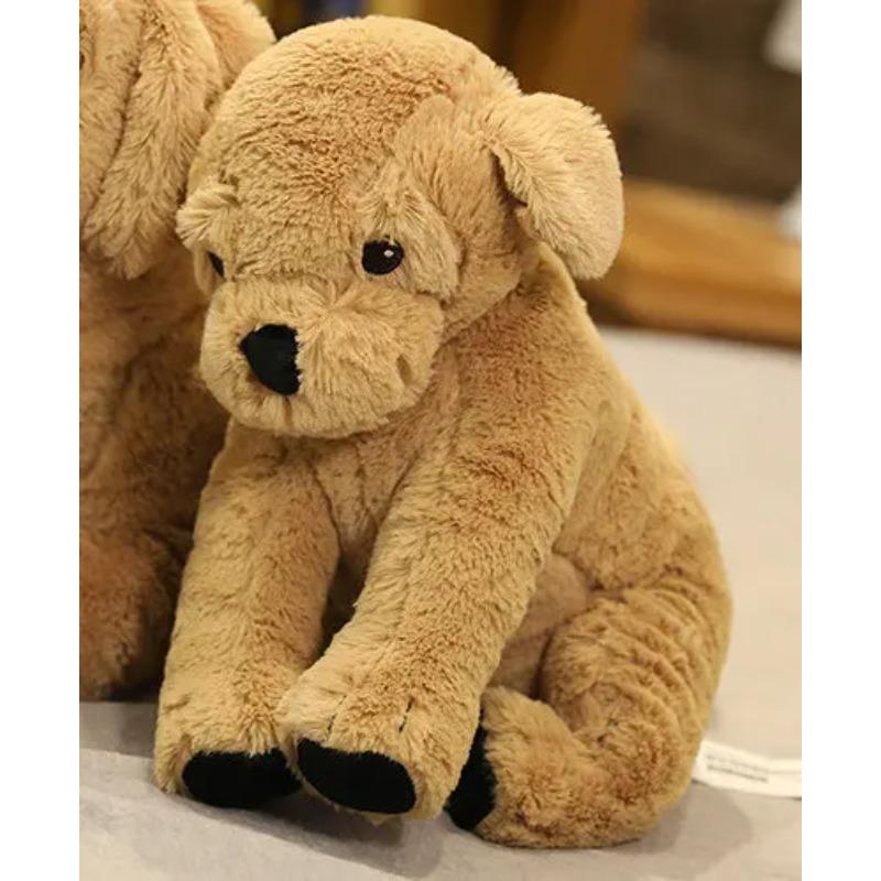Super Simulation MumKids Labrador Dog PLush Toy Stuffed Lifelike Golden Retriever Animals Doll Toys for Cub Dog Toys