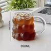 Ins Style Transparent Glass Cup Irregular Heat Resistant Coffee Mug Summer Drinks Milk Juice Water Cup Cocktail Beer Glass Cups