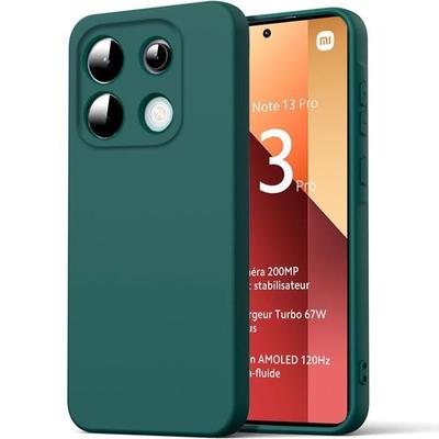 Защитный чехол - E.F.CONNECTION - Для Xiaomi Redmi Note 13 Pro 4G - Гибкий - Матовый эффект - Ночной зеленый