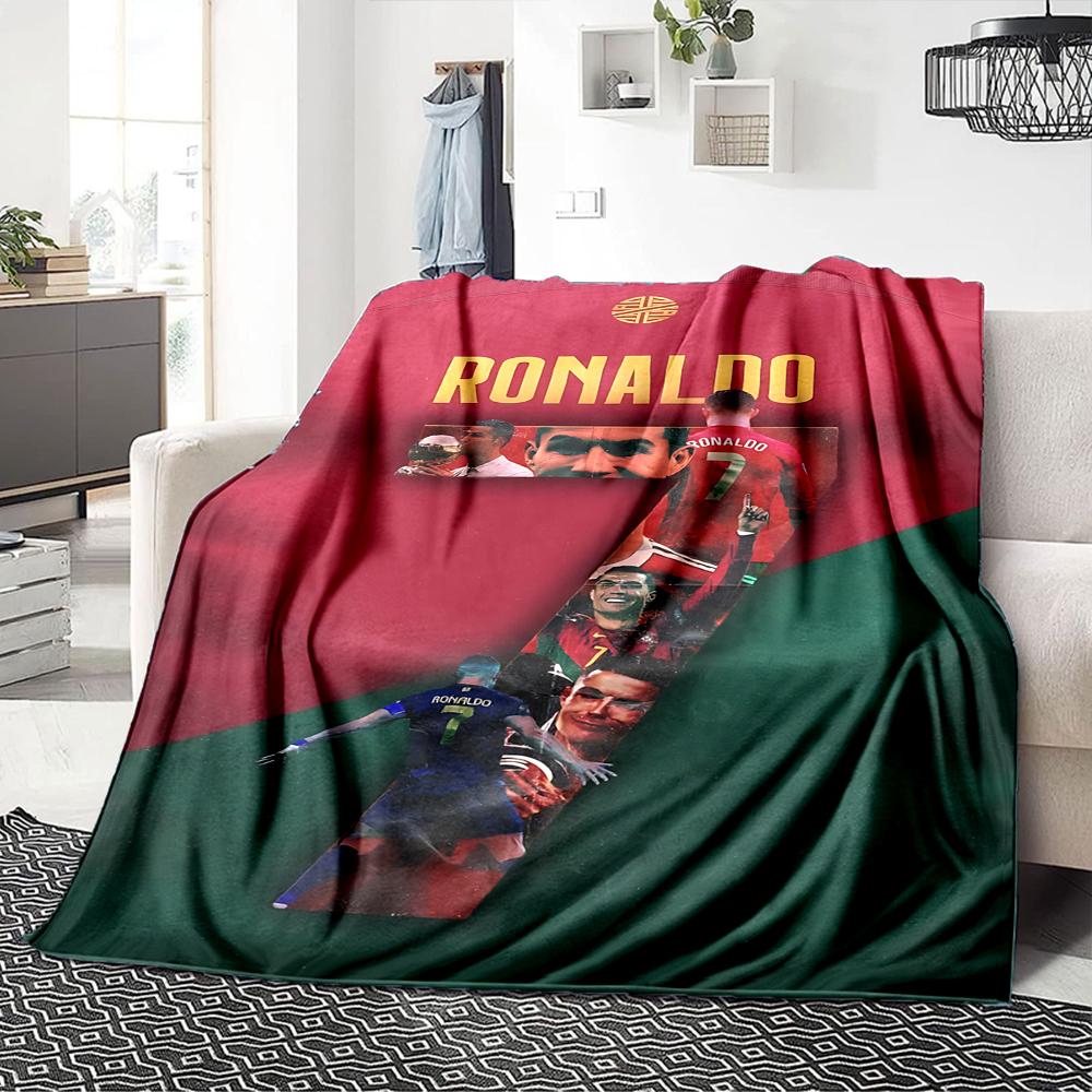 Last Dance Ronaldos Legacy printed flannel breathable and warm blanket, a stylish home gift, suitable for home, office and bedspread use. 0713a17