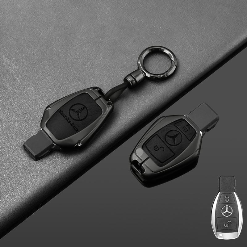 D7Car Key Case Cover Protector for Mercedes Benz CLK ML SLK B C E S Class Auto Keychain Accessories Car Styling for Mercedes Benz