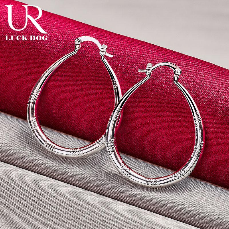 U-образные серьги для пирсинга из стерлингового серебра 925 пробы. Модные свадебные украшения.